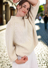 Load image into Gallery viewer, Soraya Boxy Boucle Sweater : SAGE