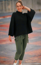 Load image into Gallery viewer, Soraya Boxy Boucle Sweater : SAGE