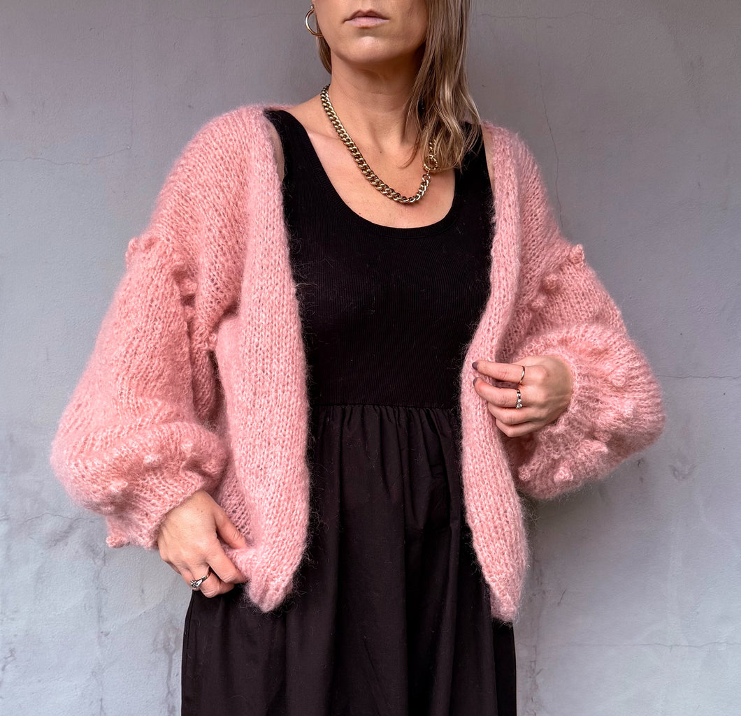 Rosie Bobble Cardi - PEONY
