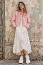 Load image into Gallery viewer, Denim Jacket - LEMONADE PINK
