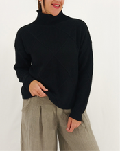 Load image into Gallery viewer, Carina Cashmere Sweater - BLACK

