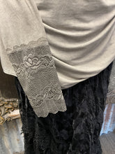 Load image into Gallery viewer, French Lace Tee - TAUPE
