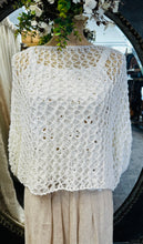 Load image into Gallery viewer, Lacey crop cotton knit
