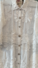 Load image into Gallery viewer, Nella Coat Dress - DAISY WHITE
