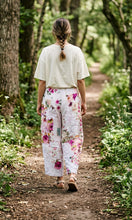 Load image into Gallery viewer, Patch Pants - FLORAL ROSE

