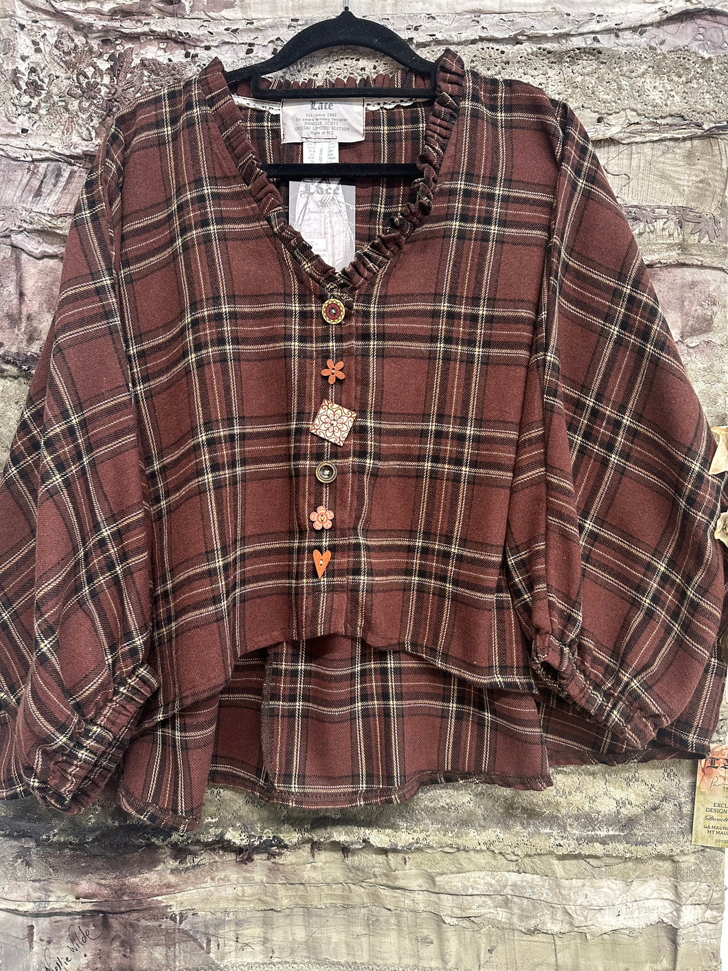 Armani - Tartan: CHOCOLATE