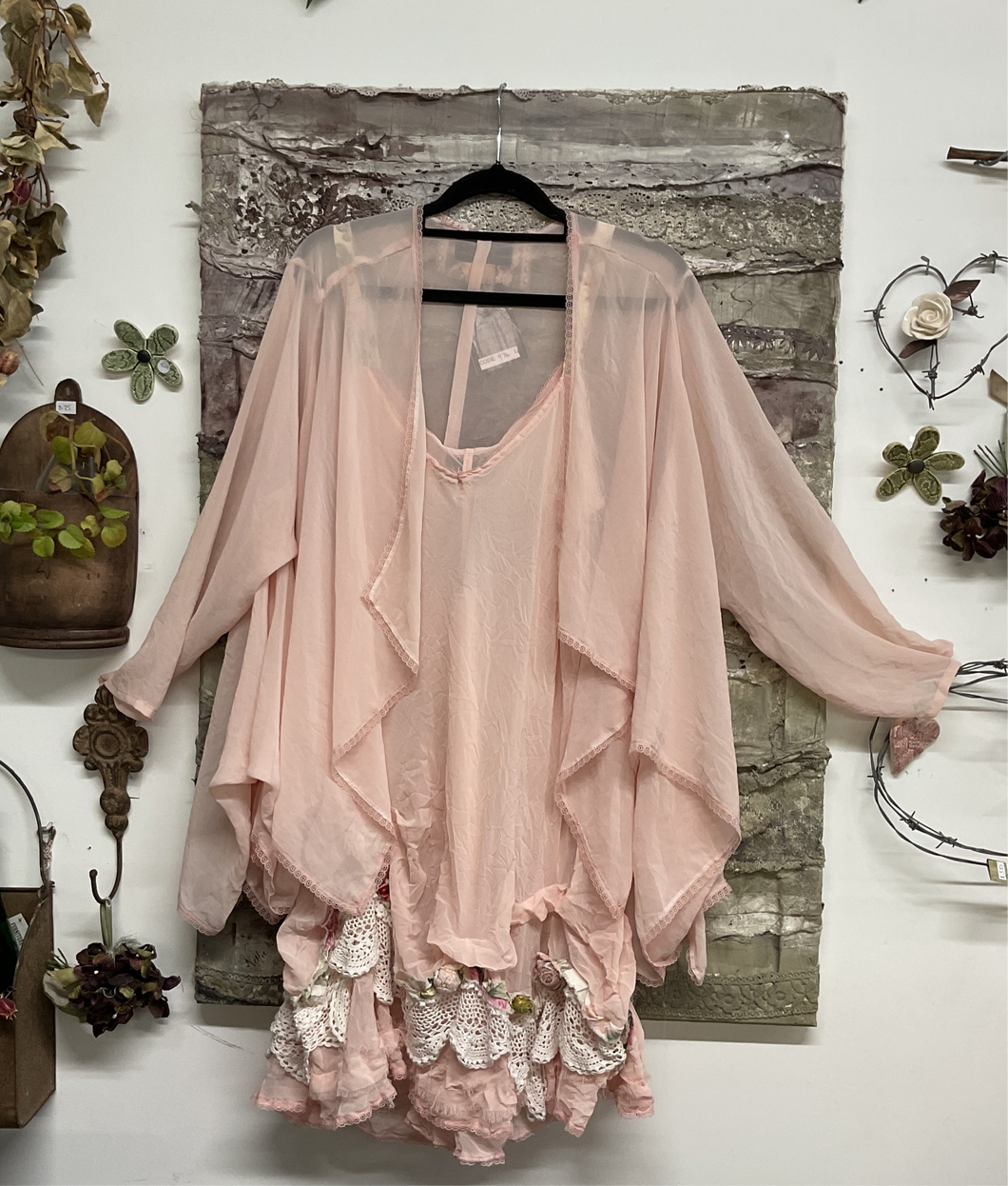 PRE-LOVED: Shrug/Cover - SOFT PEACH