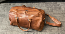 Load image into Gallery viewer, Leather Bag - BRANDY - SALE
