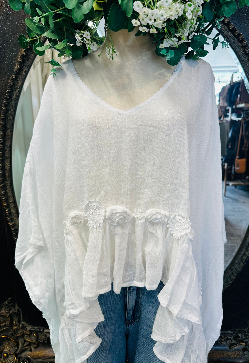 Eva Over Top - WHITE