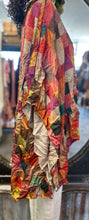 Load image into Gallery viewer, Painted colours poncho top
