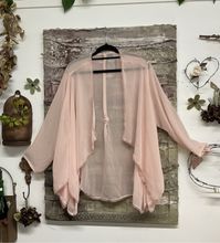 Load image into Gallery viewer, PRE-LOVED: Shrug/Cover - SOFT PEACH
