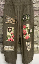 Load image into Gallery viewer, Wool Patch Pants - HERRINGBONE CHOCOLATE
