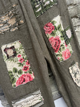 Load image into Gallery viewer, Wool Patch Pants - HERRINGBONE CHOCOLATE
