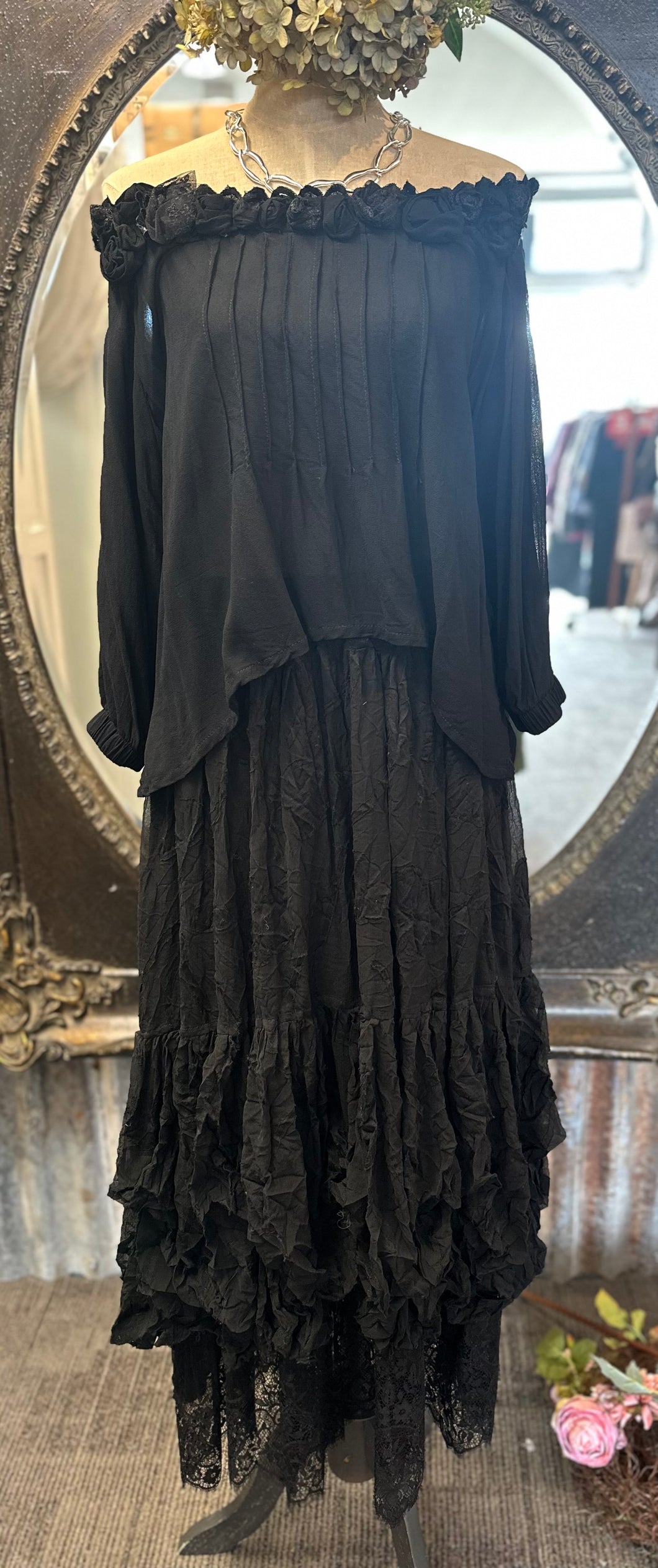 Black Rooshe skirt