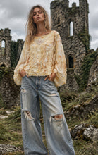 Load image into Gallery viewer, Ragdoll Vintage Lace Top - WASHED OCHRE
