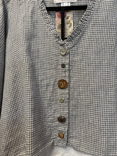Load image into Gallery viewer, Prairie Armani Wing - CHARCOAL GINGHAM
