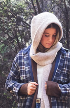 Load image into Gallery viewer, Hooded Scarf - FOSSIL
