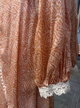 Load image into Gallery viewer, Origami Silk Duster Coat - CORAL BUFF
