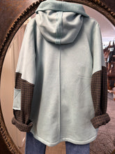 Load image into Gallery viewer, Fleece Hoodie - SEAFOAM - S/M

