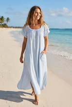 Load image into Gallery viewer, Peasant Dress - SKY WASH
