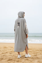 Load image into Gallery viewer, Prairie Shirt Dress - CHARCOAL GINGHAM
