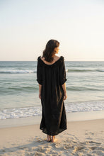 Load image into Gallery viewer, Romanza Dress - MIDNIGHT BLACK

