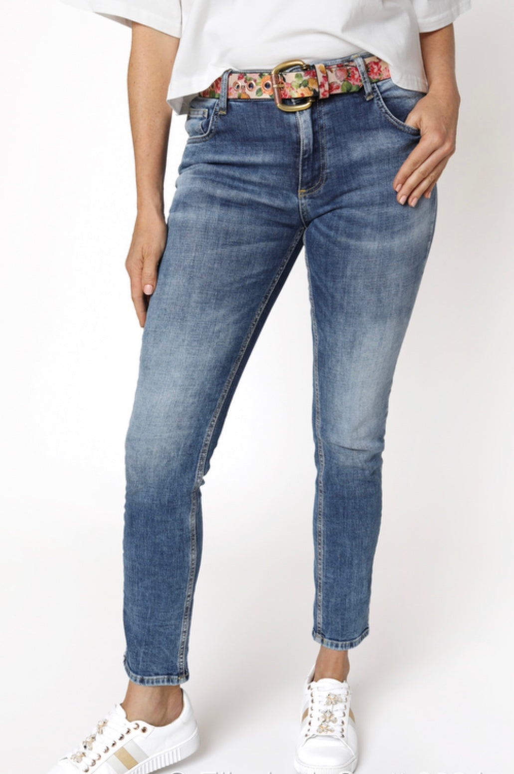 Denim - Carmen: SKINNY Stretch - BLUE