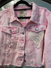 Load image into Gallery viewer, Denim Jacket - LEMONADE PINK

