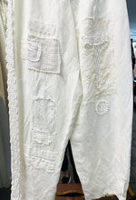 Load image into Gallery viewer, Patch Pants - WHITE LINEN
