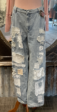 Load image into Gallery viewer, Patch Denims - PALE WASH
