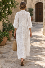 Load image into Gallery viewer, Nella Coat Dress - DAISY WHITE
