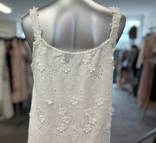 Load image into Gallery viewer, Broderie Daisy Cami - WHITE
