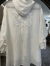 Load image into Gallery viewer, Lulu Hooded Top - CHALK
