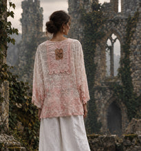 Load image into Gallery viewer, Ragdoll Vintage Lace Top - OMBRE PINK
