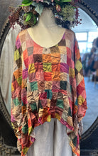 Load image into Gallery viewer, Painted colours poncho top

