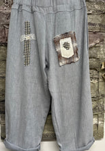 Load image into Gallery viewer, Patch Pants - GREY/BLUE
