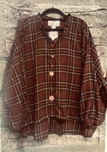 Load image into Gallery viewer, Armani: Tartan: CHOCOLATE

