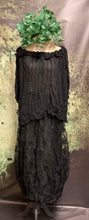 Load image into Gallery viewer, #5438 Bubble hem black lace midi skirt
