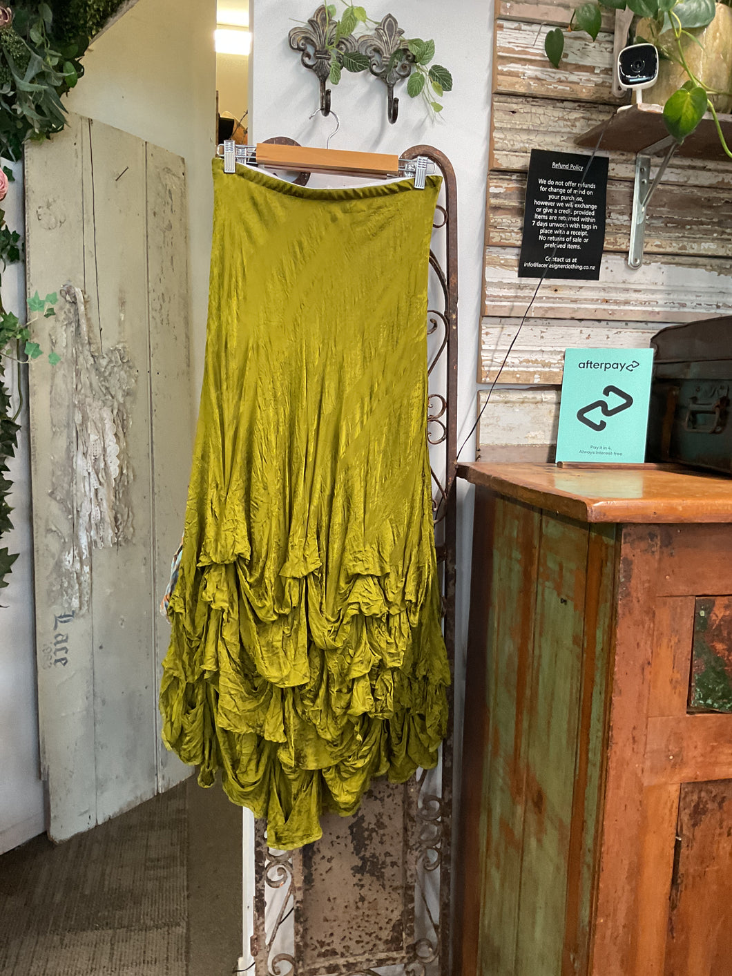 Skirt - Rooshe: CHARTREUSE