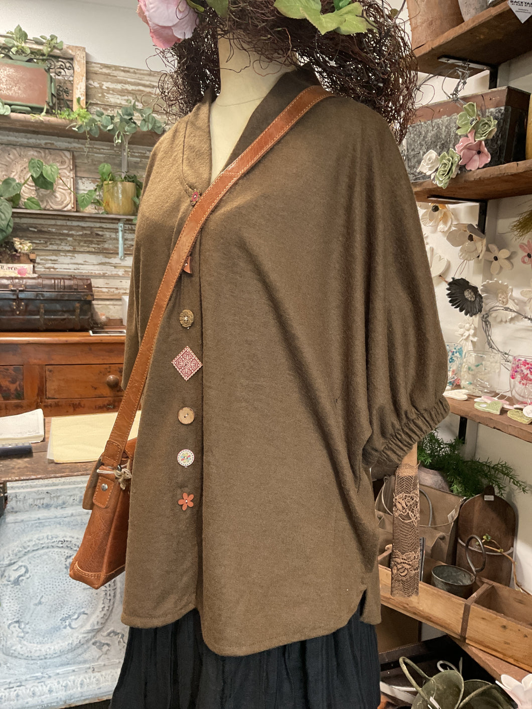 Boyfriend Shirt - TOBACCO