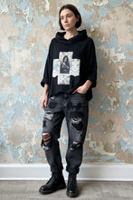 Load image into Gallery viewer, Hoodie - BLACK CROSS
