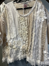 Load image into Gallery viewer, Rag Doll Vintage Lace Top- Natural
