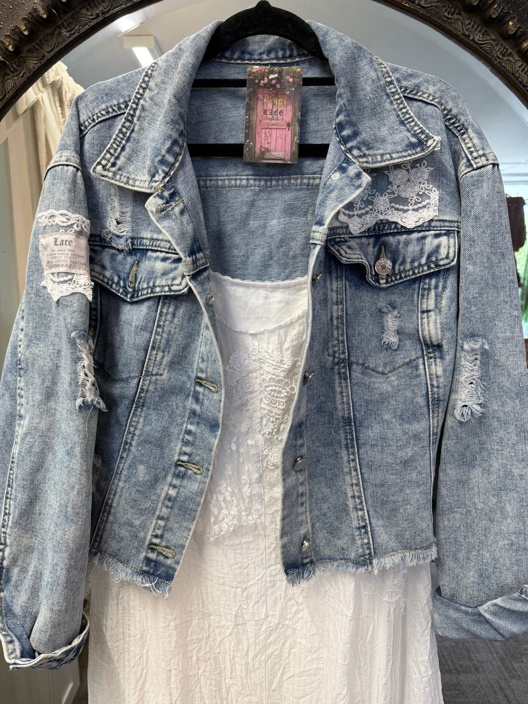 Denim Patched Jacket