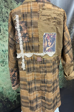 Load image into Gallery viewer, Boyfriend Shirt - PATCHED RUSTIC TONES
