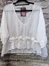 Load image into Gallery viewer, White Rose Top
