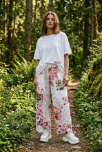Load image into Gallery viewer, Patch Pants - FLORAL ROSE
