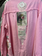 Load image into Gallery viewer, Denim Shacket - BUBBLEGUM
