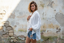 Load image into Gallery viewer, Zepher Blouse - LINEN WHITE
