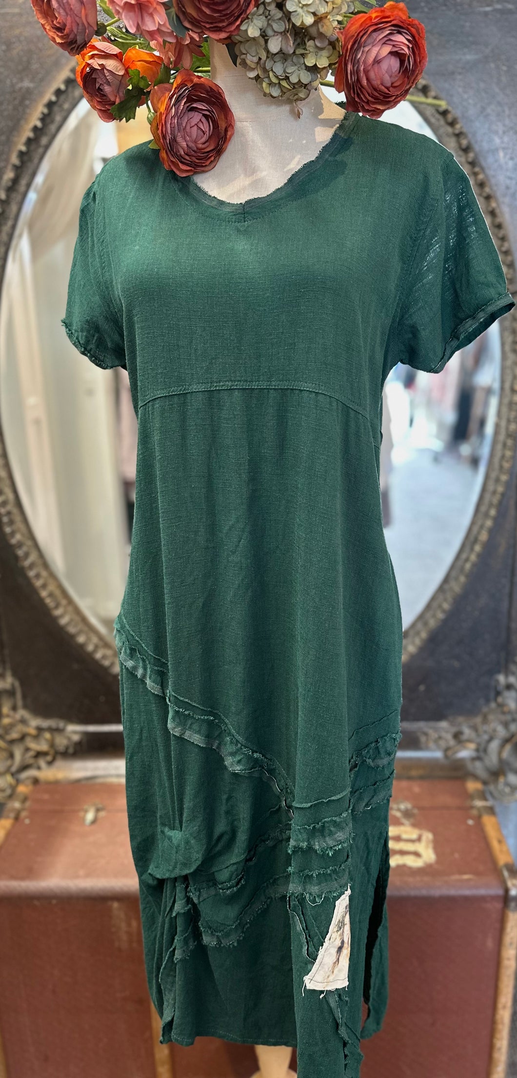 Celia Dress - ALPINE GREEN