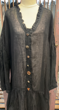Load image into Gallery viewer, Armani Dress - BLACK GAUZE
